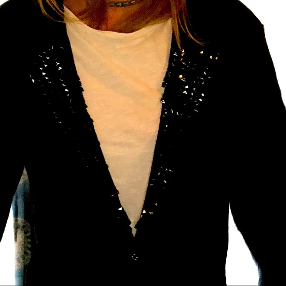 Vintage 80s Studs Blazer Large - Picture 4 of 11